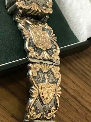 Reloj oro y plata único en el mundo 