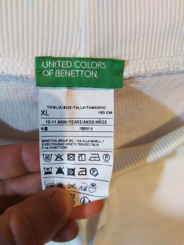 Pantalon Benetton. 10/11 años. Nuevo