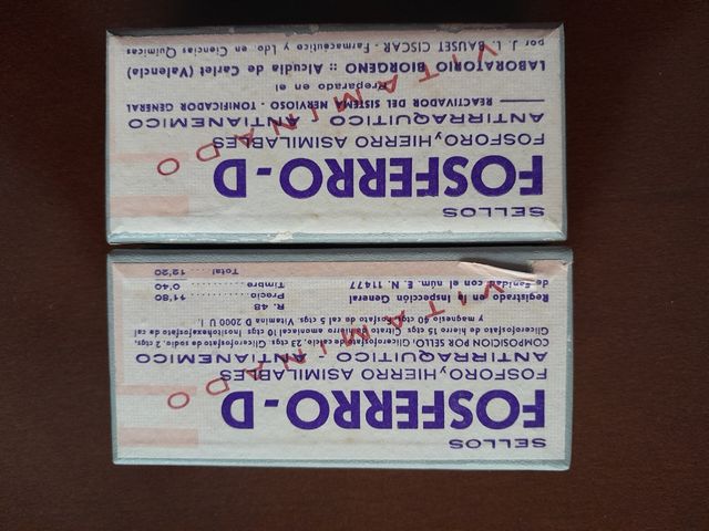 preparado farmacéutico  muy antiguo