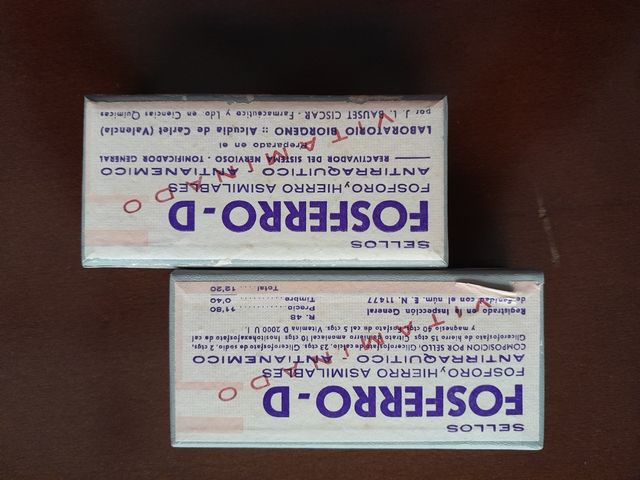 preparado farmacéutico  muy antiguo