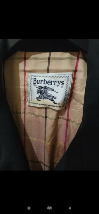 Gabardina vintage Thomas Burberry original