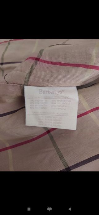 Gabardina vintage Thomas Burberry original