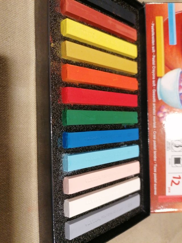 Polycrayons soft. Tizas Pastel