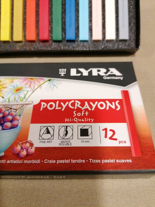 Polycrayons soft. Tizas Pastel