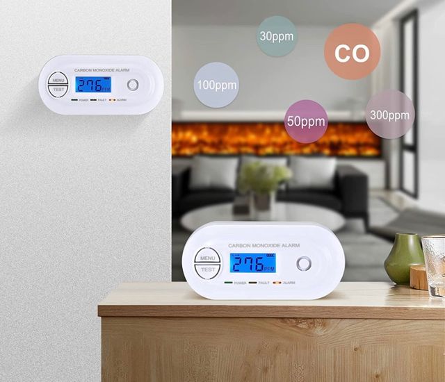 Rilevatore monossido di carbonio con allarme