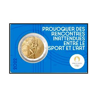 Francia 2022- Moneda 2€ olimpiadas en coincard.