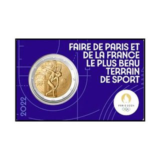 Francia 2022- Moneda 2€ olimpiadas en coincard.