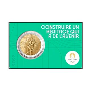 Francia 2022- Moneda 2€ olimpiadas en coincard.
