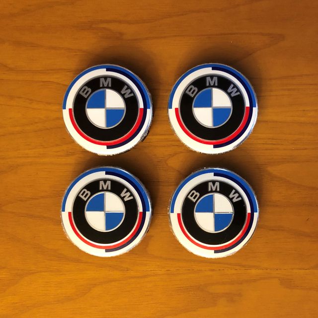 4 tappi coprimozzo Bmw 68mm Edizione Anniversario