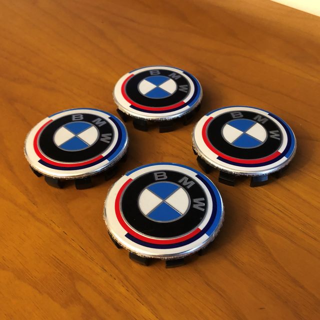 4 tappi coprimozzo Bmw 68mm Edizione Anniversario