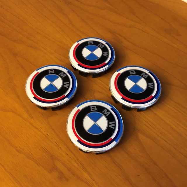 4 tappi coprimozzo Bmw 68mm Edizione Anniversario