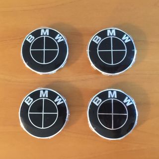 4 tappi coprimozzo per BMW 68mm - nero