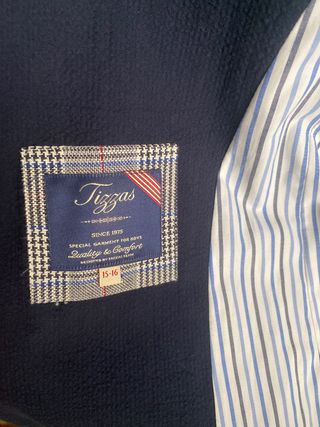 Chaqueta Americana niño azul