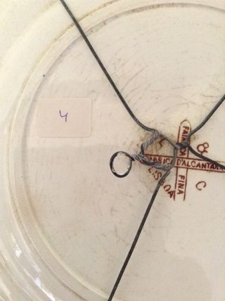 #4 Platos antiguos Fábrica D'Alcântara