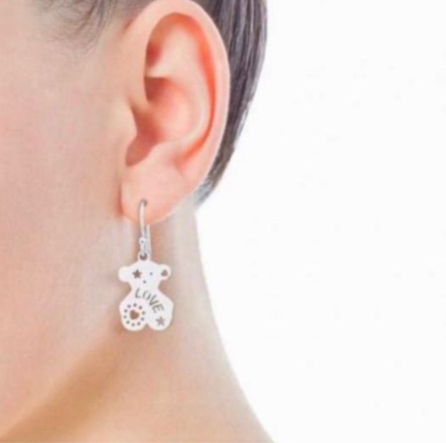 PENDIENTES OSO TOUS DE PLATA