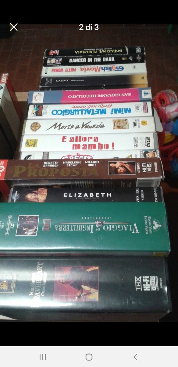 39 VHS film in italiano