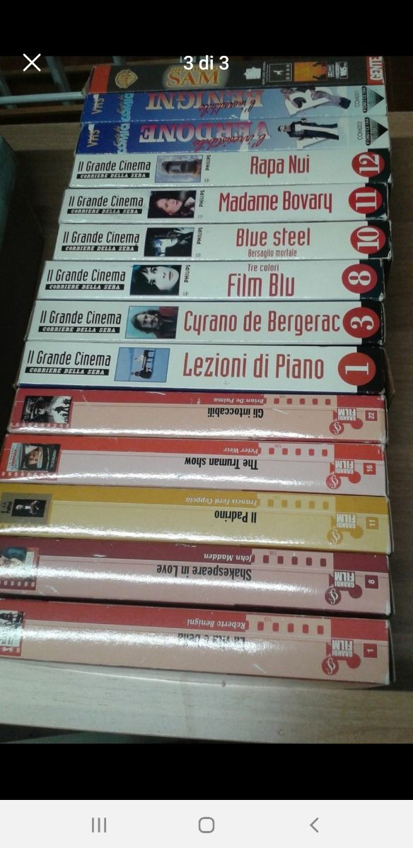39 VHS film in italiano