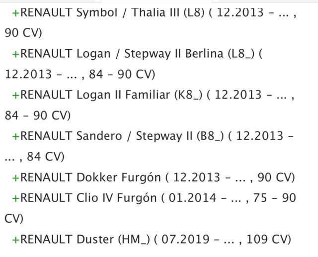 Filtro gasoil Mercedes, Nissan, Renault y Dacia