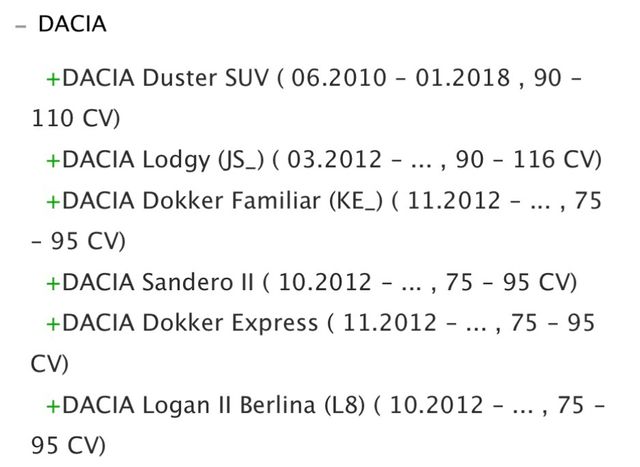 Filtro gasoil Mercedes, Nissan, Renault y Dacia
