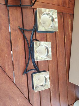 Porta velas de 3
