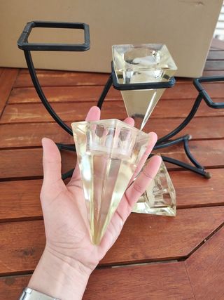 Porta velas de 3