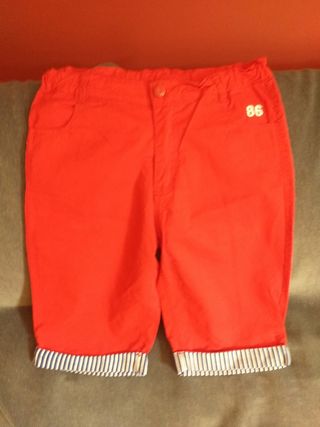 PANTALON VERMUDAS ROJO 
