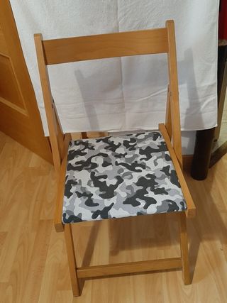 silla camuflada plegable