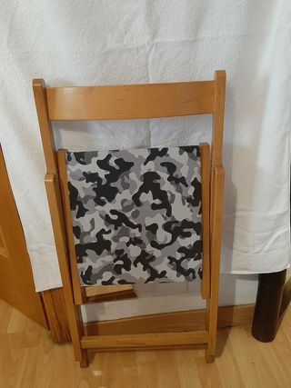 silla camuflada plegable