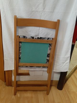 silla camuflada plegable