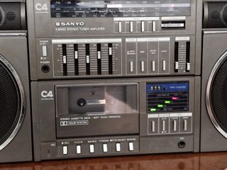 Sanyo C4. Boombox 1984