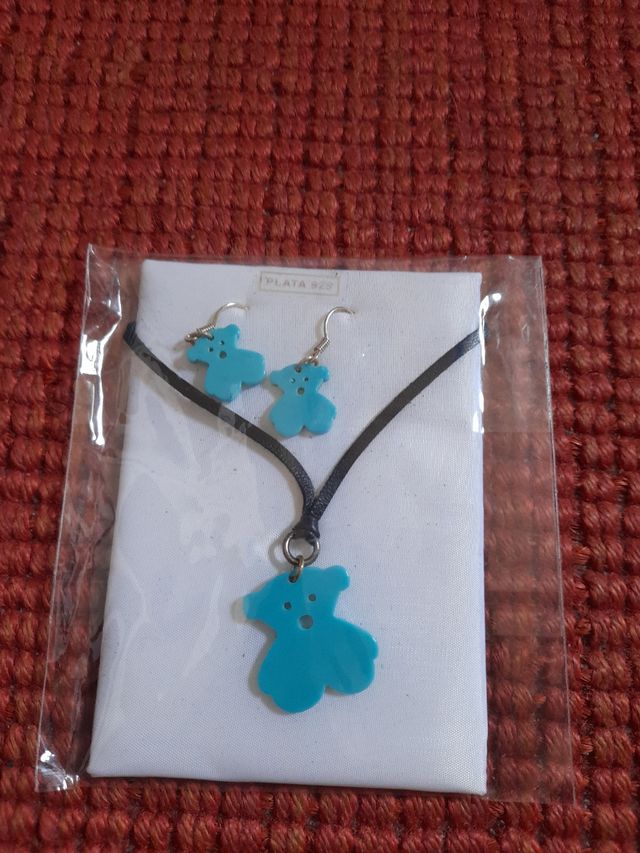 conjunto pendientes y collar