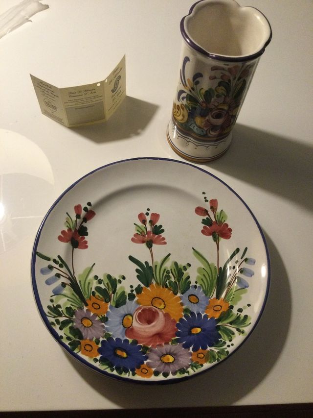 Castelli vaso e piatto