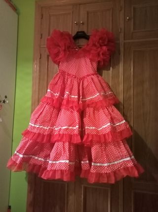 Vestido de flamenca o gitana