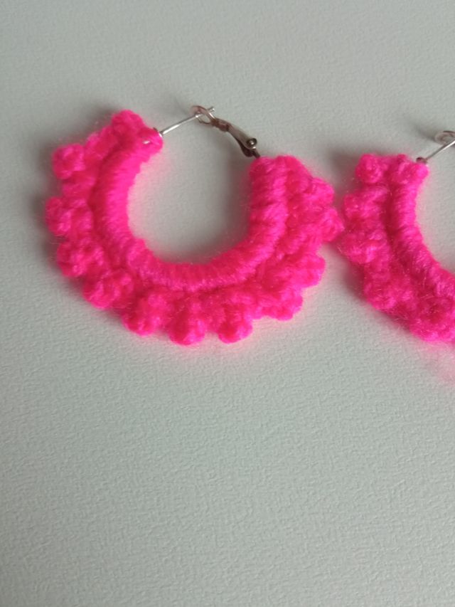pendientes de crochet 