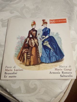 Vinile Originale anni '60. Poesie di Mario Luciani