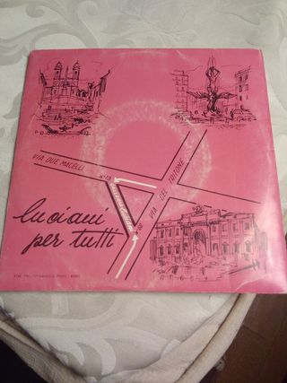 Vinile Originale anni '60. Poesie di Mario Luciani