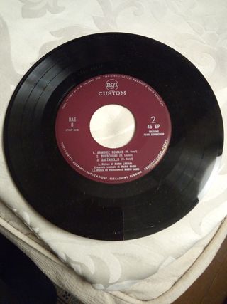 Vinile Originale anni '60. Poesie di Mario Luciani