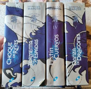 7 libros juego de tronos edición lujo