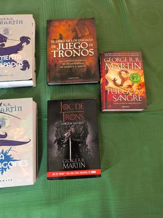 7 libros juego de tronos edición lujo