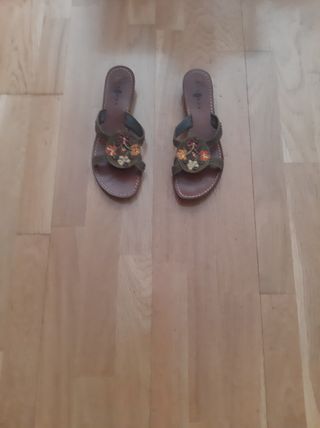 Chanclas bordadas, 41, Surkana