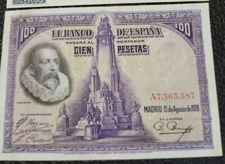 Billetes 100 pesetas