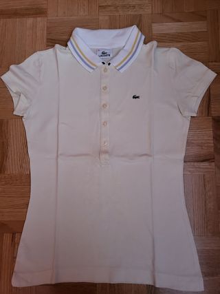 Polo de Lacoste mujer, talla 38