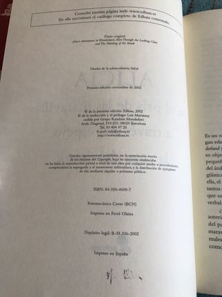 Alicia en el país de las maravillas...