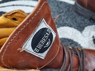 botas piel cuero marrón montaña talla 45