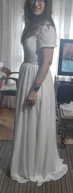 Vestido de novia sencillo