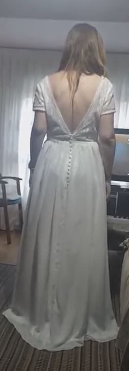 Vestido de novia sencillo