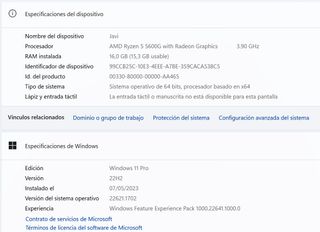 PC Ryzen 5 5600G