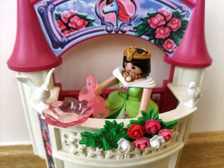TORRE PLAYMOBIL PRINCESA Y UNICORNIOS PORTATIL