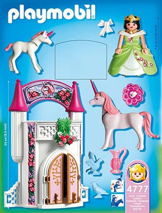 TORRE PLAYMOBIL PRINCESA Y UNICORNIOS PORTATIL