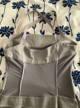 Vestido gris plata